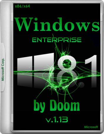 Windows 8.1 Enterprise With Update by Doom v.1.13 (x86/x64/RUS/2014)