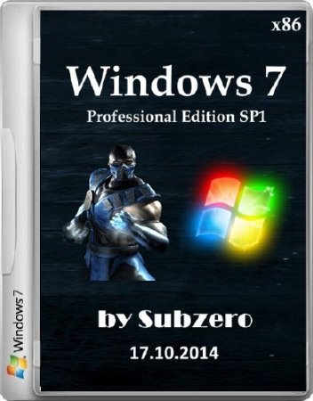 Windows 7 Professional Edition SP1 by Subzero 17.10.2014 (x86/2014/RUS)