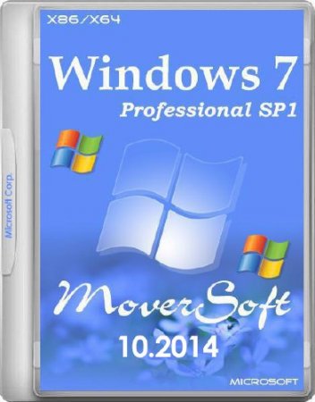 Windows 7 Pro SP1 by MoverSoft 10.2014 (x86/x64/RUS/2014)