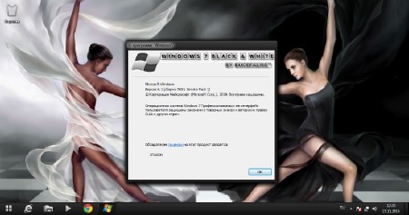 Windows 7 Pro SP1 Black&White by Stason v.0.3 (x86/x64/2014/RUS)