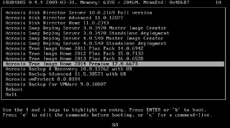 Acronis BootDVD 2014 Grub4Dos Edition v.24 (11/23/2014) 13 in 1