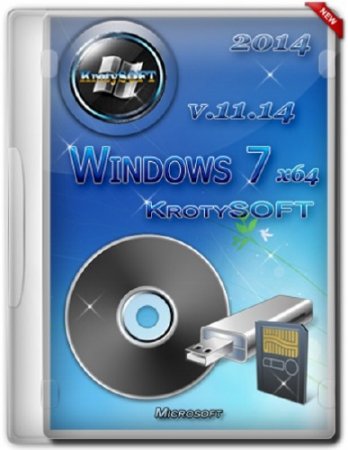 Windows 7  by KrotySOFT v.11.14 (x64/2014/RUS)