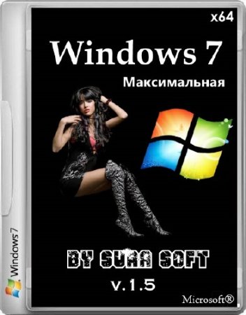 Windows 7  x64 by SURA SOFT v.1.5 (2014/RUS)