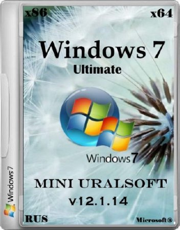 Windows 7 Ultimate mini UralSOFT v12.1.14 (x86/x64/2014/RUS)