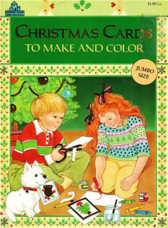 Coloring Book. Christmas Cards 