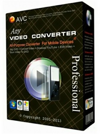 Any Video Converter Professional 5.7.7 ML/Rus