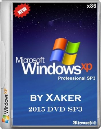 Windows XP Professional by Xaker 2015 DVD SP3 (x86/RUS)
