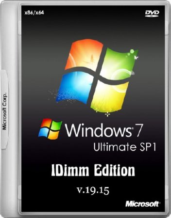 Windows 7 Ultimate SP1 IDimm Edition v.19.15 (�86/x64/RUS/2015)