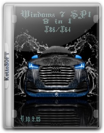 Windows 7 SP1 9 in 1 KottoSOFT v.10.2.15 (x86/x64/2015/RUS)