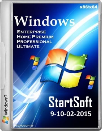 Windows 7 SP1 USB StartSoft 9-10-02-2015 (x86/x64/2015/RUS)