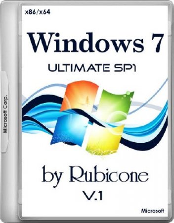 Windows 7 Ultimate SP1 by Rubicone v.1 (x86/x64/RUS/2015)