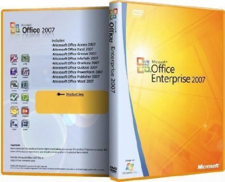 Microsoft Office 2007 Enterprise + Visio Pro + Project Pro SP3 12.0.6718.5000 RePack by KpoJIuK