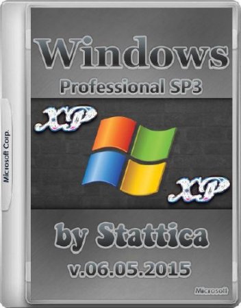 Windows XP Pro SP3 by Stattica v.06.05.2015 (x86/RUS)