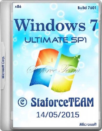 Windows 7 Build 7601 Ultimate SP1 RTM 14.05.2015 StaforceTEAM (x86/DE/EN/RU)
