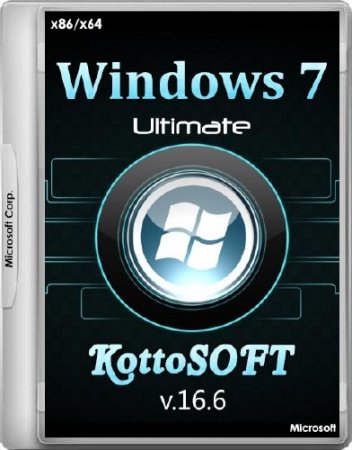 Windows 7 Ultimate SP1 �86/x64 KottoSOFT v.16.6 (2015/RUS)