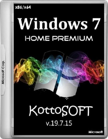 Windows 7 Home Premium SP1 x86/x64 KottoSOFT v.19.7.15 (2015/RUS)