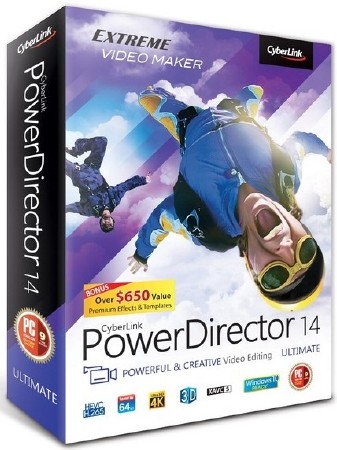 CyberLink PowerDirector Ultimate 14.0.2302.0 + Rus