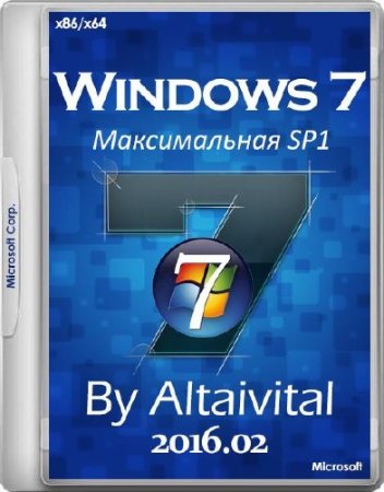 Windows 7 ������������ SP1 USB by altaivital 2016.02 (x86/x64/RUS)