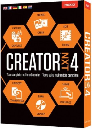 Roxio Creator NXT 4 17.0.70.2 + Addon + Rus