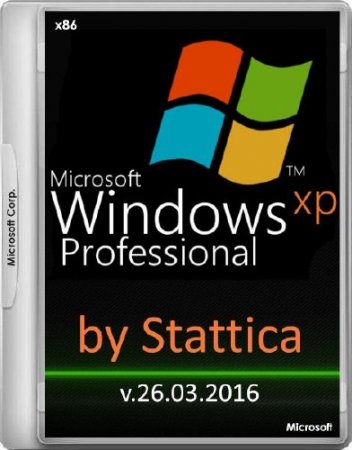 Windows XP Pro SP3 by Stattica v.26.03.2016 (x86/RUS)