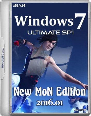 Windows 7 SP1 Ultimate x86/x64 New MoN Edition  v.6.02 (2016/RUS)