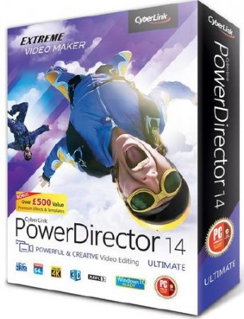 CyberLink PowerDirector Ultimate 14.0.2820.0 + Rus