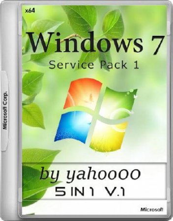 Windows 7 SP1 x64 5in1 by yahoo00 v.1 (RUS/2016)