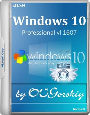 Windows 10 Professional VL 1607 by OVGorskiy 12.2016 (x86/x64/RUS)