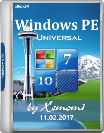Windows 7-10 PE x86/x64 EFI Universal 11.02.2017 by Xemom1 (RUS/2017)