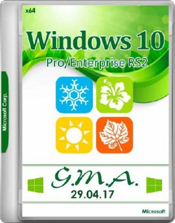 Windows 10 Pro/Enterprise RS2 G.M.A. v.29.04.17 (x64/RUS)
